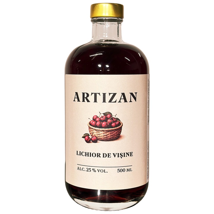 Artizan - Lichior de visine (visinata) alc 25% vol, st 500 ml