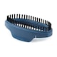 Aparat de calcat vertical cu abur DOMO, debit de abur 30 g/min, capacitate rezervor detasabil 220 ml, timp de incalzire rapid (25 secunde), igienizare eficienta, talpa din otel inoxidabil, indicator luminos functionare, indicator nivel apa, albastru