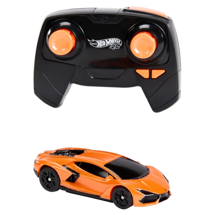 Hot Wheels Lamborghini Revuelto fekete narancssárga kisautó 1:64