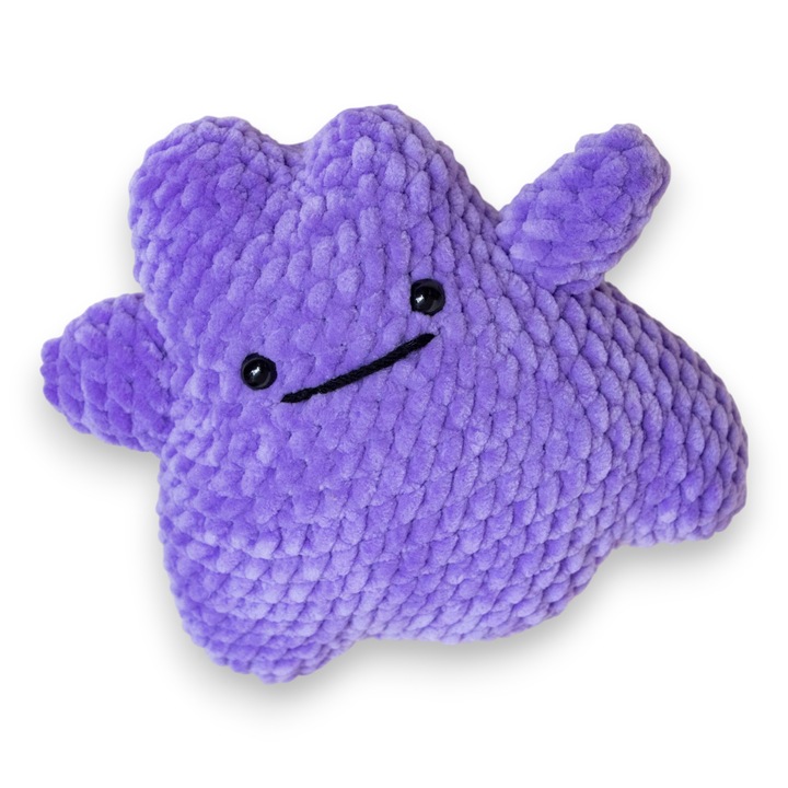 Horgolt Ditto plüssjáték, Mirinka, kézzel készített, 18 cm