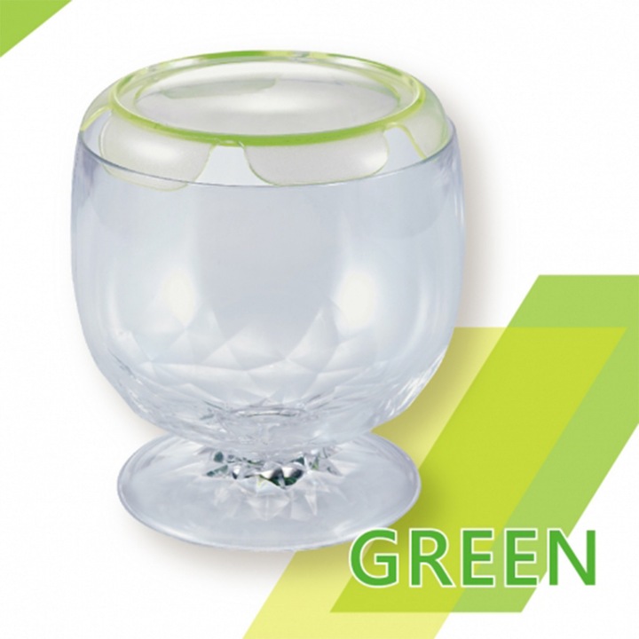 Acvariu ISTA Stylish Display Case Round Tank Verde 2.3 l