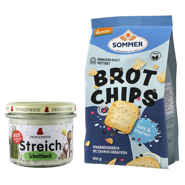 Bio Előétel Csomag – Metélőhagyma Krém Chips-szel