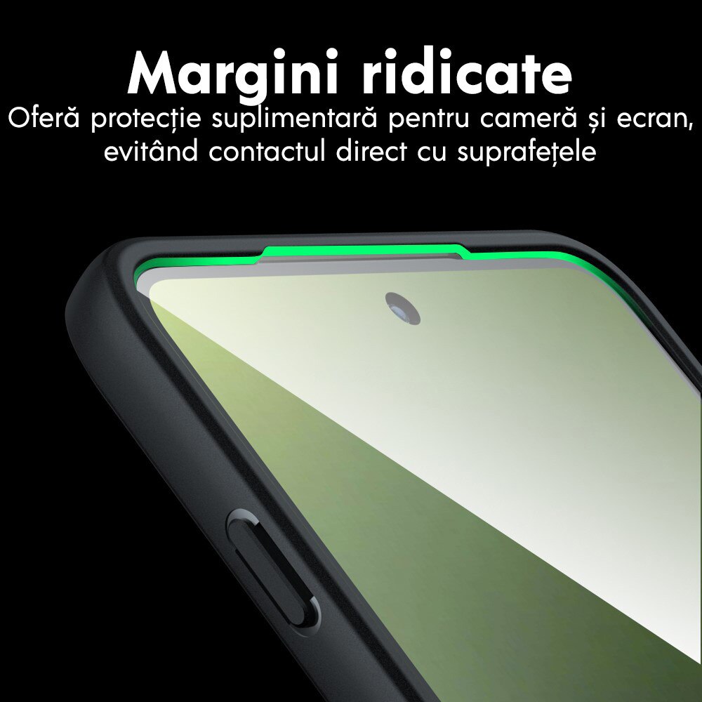 Husa pentru Motorola Edge 70 Pro Daden® PureFrost MagSafe, Incarcare wireless, Protectie sporita, Anti-amprenta, Negru fumuriu