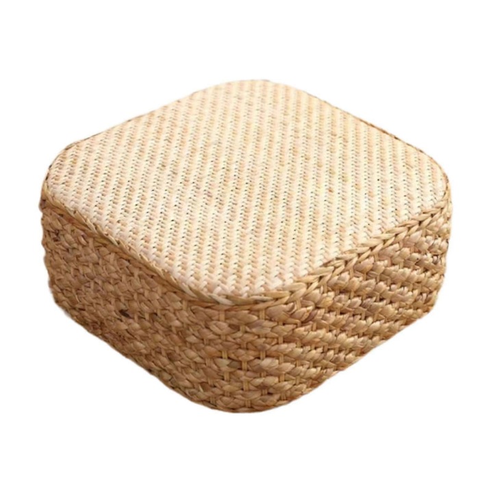 Rattan padlópárna, 30x12cm, könnyű, kényelmes