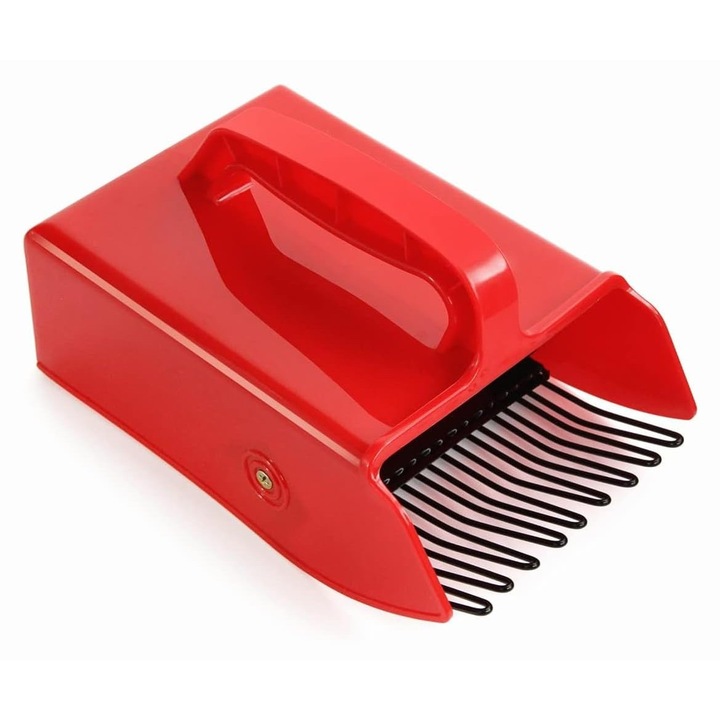 Colector fructe mic, 22x14x11.5cm, ergonomic, metal, multicolor