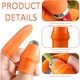 Unealta gradinarit siliconica, protector deget, taietor multifunctional, inox, marime compacta