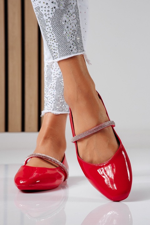 Pantofi dama, OneFashionRoom, Zoe, Rosu