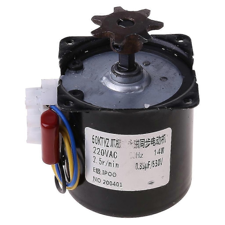 Motor inkubátor 14W 220V AC fekete 6x8cm