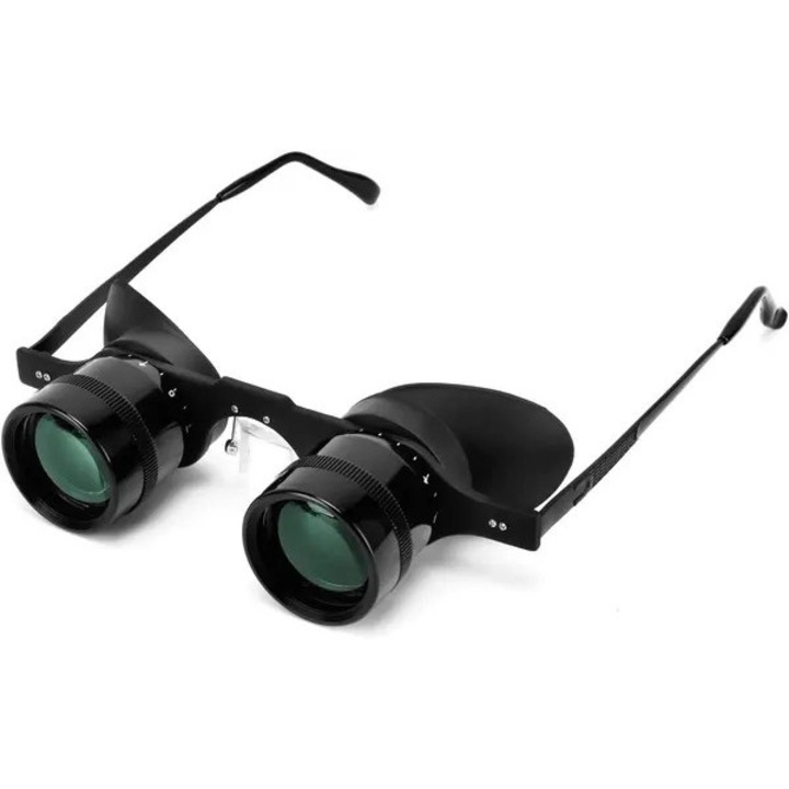 Kéz nélküli távcső, 3x, zöld optika, állítható, uniszex