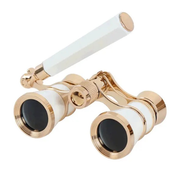 Prémium fém távcső 3x25mm arany színű kompakt 90x30x50mm