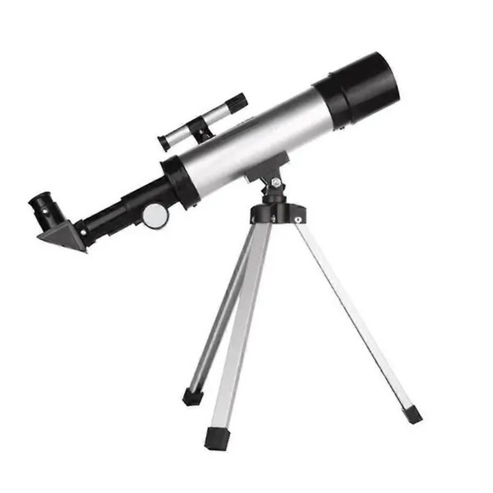 Csillagászati távcső állvánnyal, 18X/60X, fekete-ezüst, 360mm