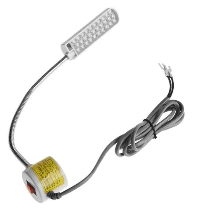 LED lámpa varrógéphez, mágneses talp, flexibilis, fehér, 8x3.5cm