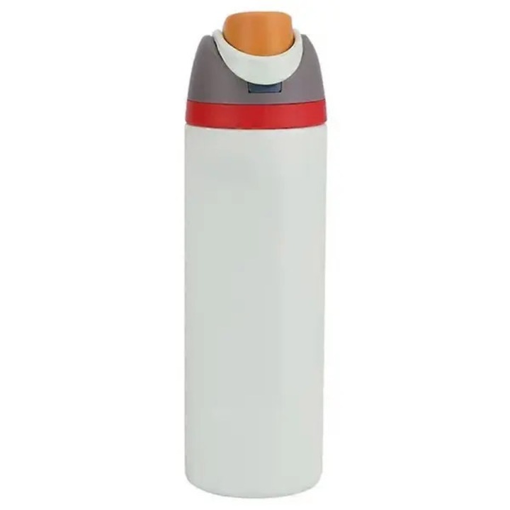Sticla apa inox 304, izolatie termica, capacitate 800ml, argintiu, 26.8x8.7cm