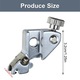 Varrógép talp adapter, rozsdamentes acél, 32x15x7mm, ezüst