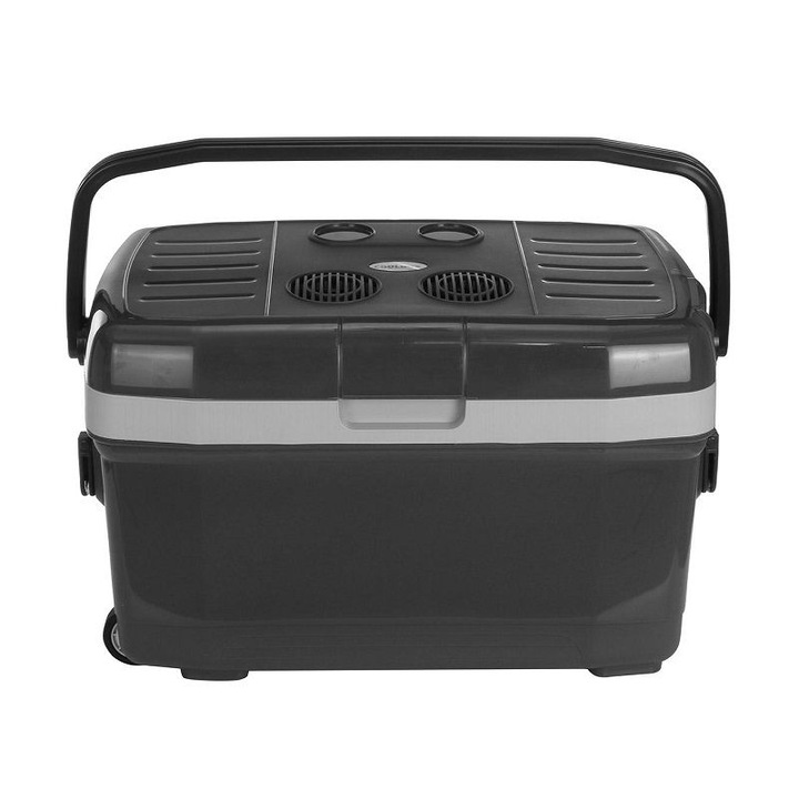 Автомобилен хладилник Tradesor 45L 12V-24V-220V преносим с две функции, 67x53x35cm