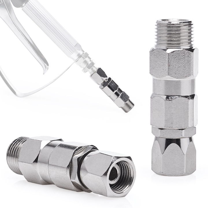 Prindere rotativa TECHREBAL 1/4x3/8 pentru furtun vopsit