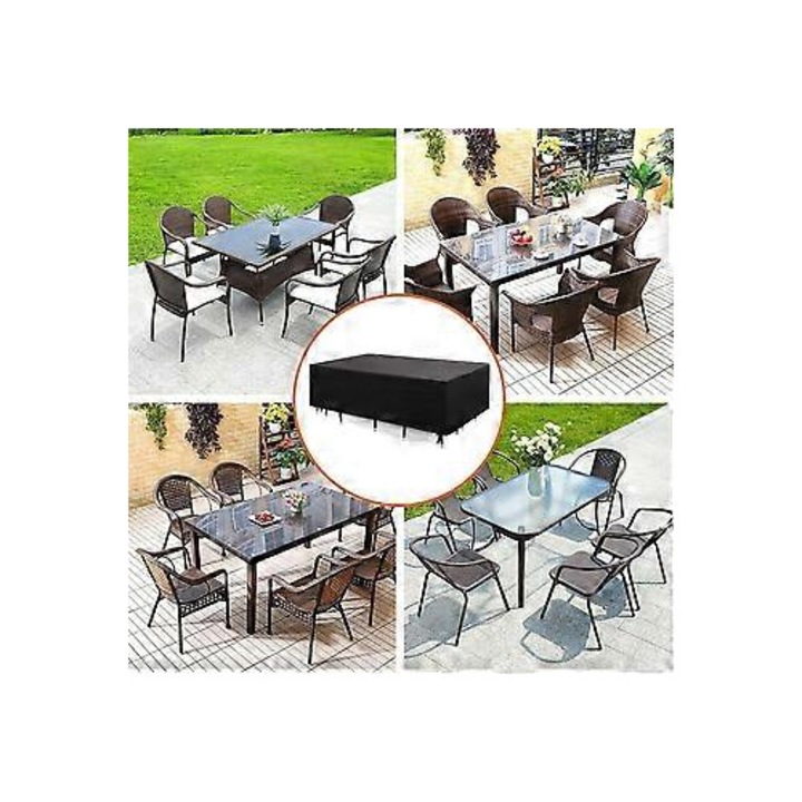 Калъф за градински мебели, 420D Oxford, водоустойчив, ветроустойчив, 70x30x40см