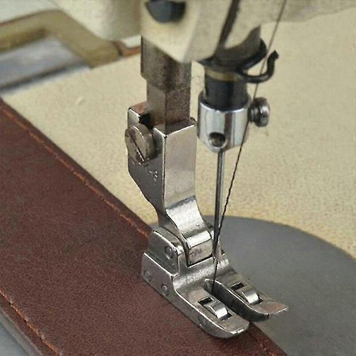 Görgős nyomótalp ipari varrógéphez, rozsdamentes acél, 3.2x3x1.3cm, 2 darabos szett
