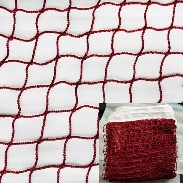 Badminton háló polipropilén piros 610x76cm szett