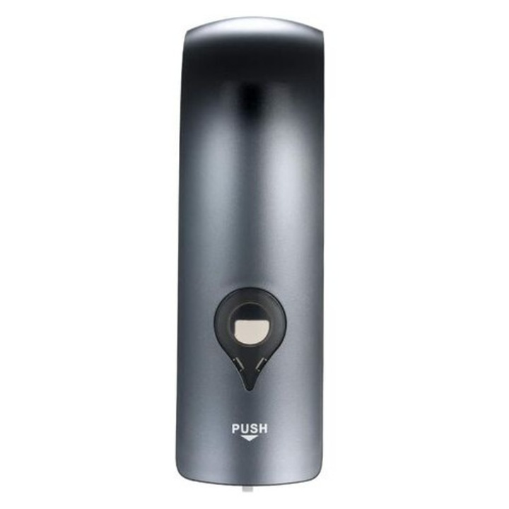 Fali szappanadagoló 300ml, manuális, átlátszó, fehér, kompakt