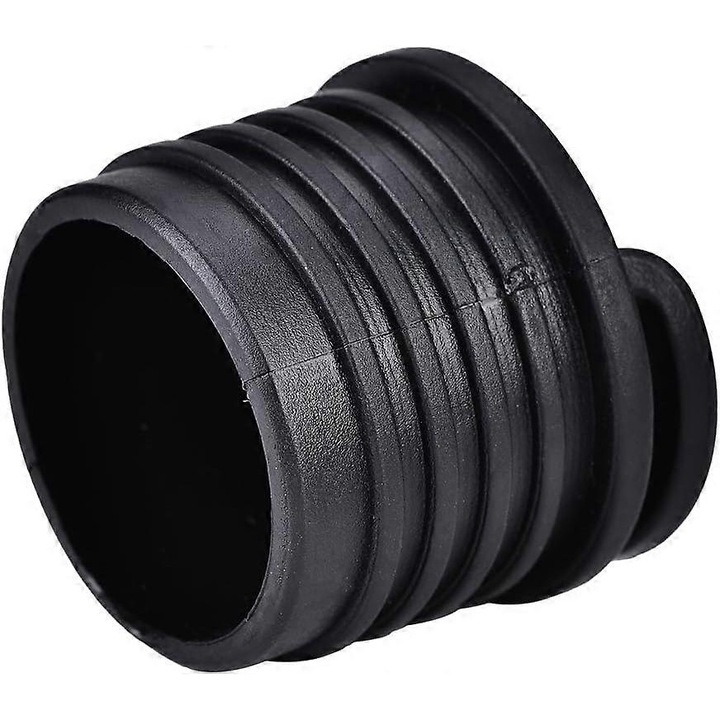 4 db gumi leeresztő dugó kajakhoz, fekete, 40mm