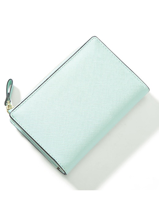 Portofel dama bifold piele PU, capacitate mare, negru, 14x10x3cm