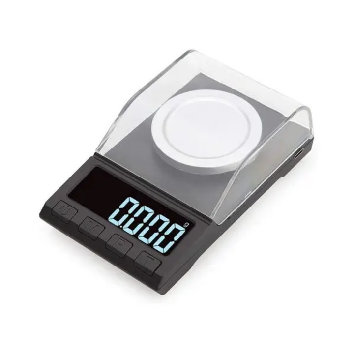 Digitális konyhai mérleg, 20g, fekete, 12x7x3.8cm