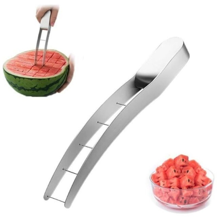 Feliator pepene cuburi inox maner lat antiderapant 20x15cm