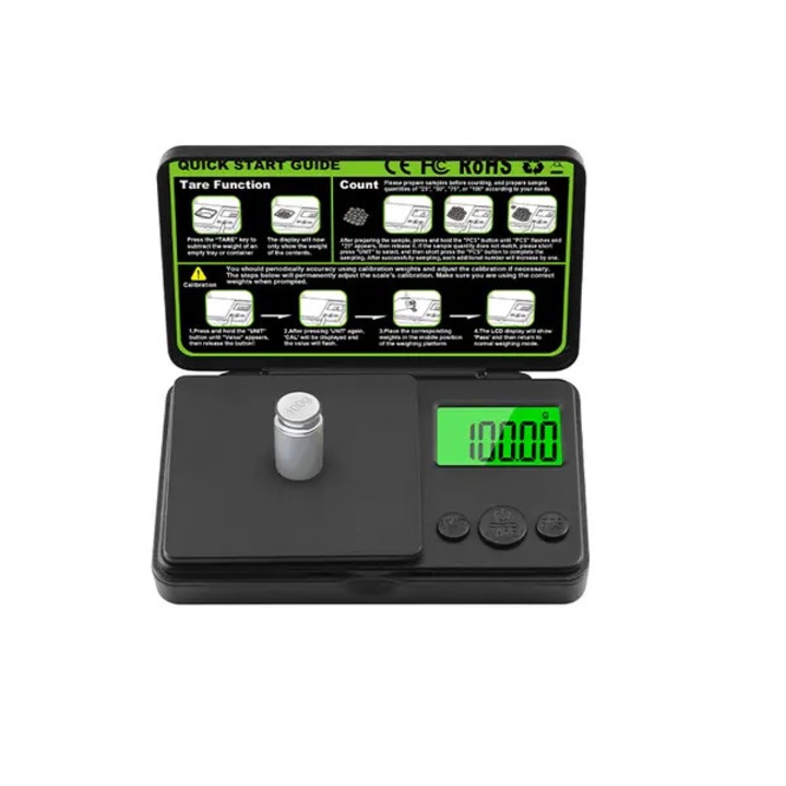 Cantar digital bijuterii 200g 0,01g negru 10,6x6,3x2cm