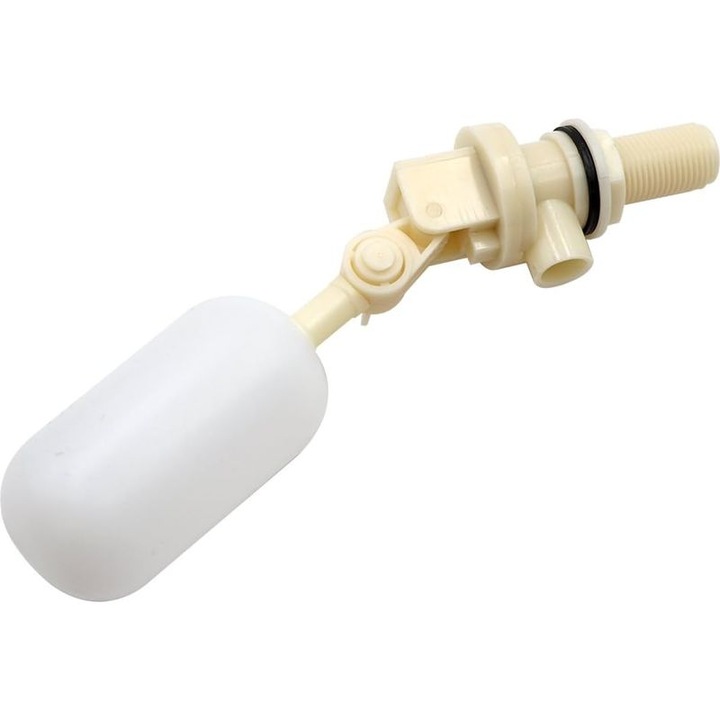 Supapa plutitoare mini PVC rezistenta, brat reglabil, 1/2" NPT, compacta