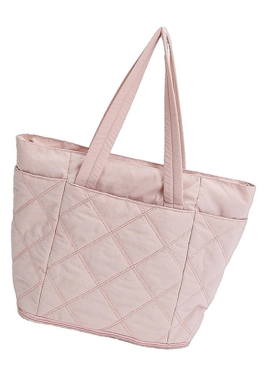Geanta dama umar, nylon, roz, 46x18x32cm, extensibila, rezistenta la apa