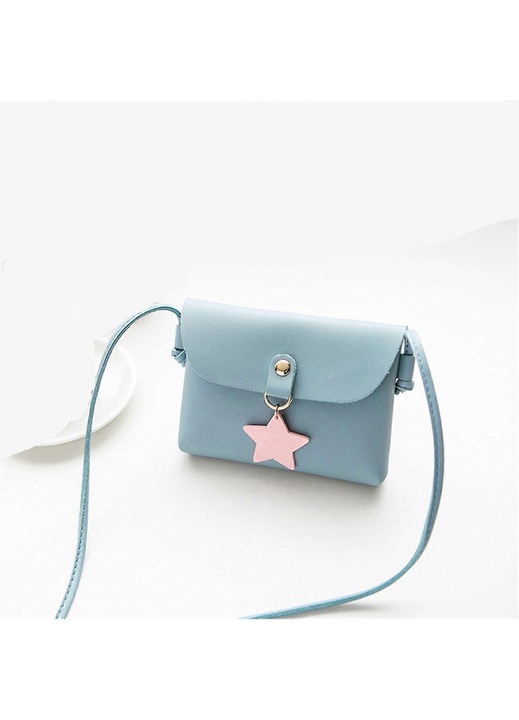 Geanta crossbody copii piele PU multicolor 17x13x3cm
