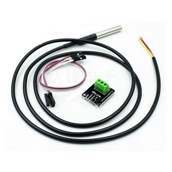 Senzor temperatura apa impermeabil 203x23mm precis EEPROM multicolor