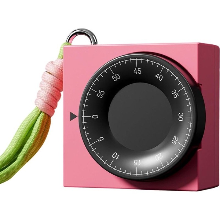 Timer manual mecanic pentru bucatarie, semnal sonor, control timp gatit