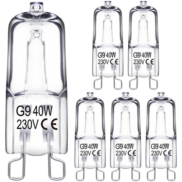 Halogén izzó G9 40W 2800K 360° meleg fehér