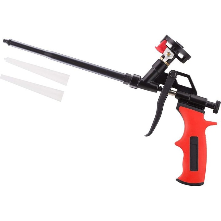 Pistol spuma ergonomic cu supapa si duza cupru, cu Teflon, reglabil