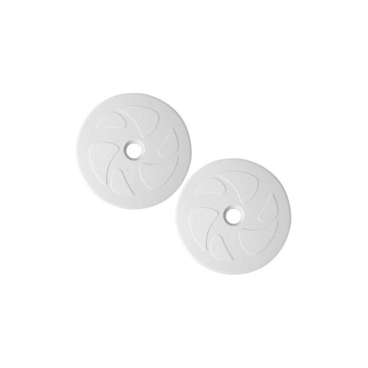 Set 2 nagyméretű cserekerék Polaris C6 C-6 medenceporszívóhoz, fekete