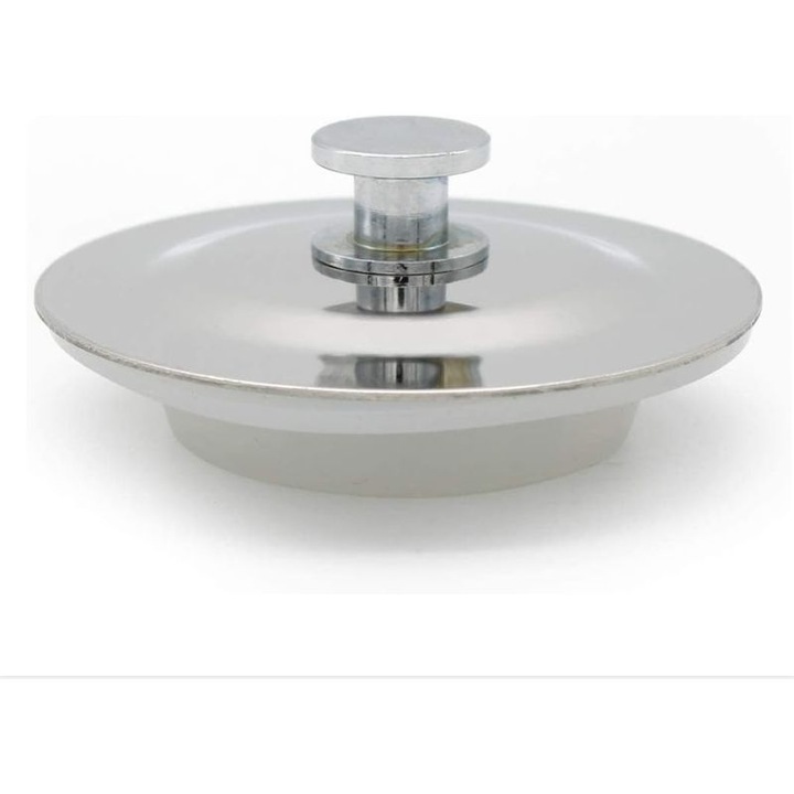 Dop universal cada inox cu garnitura cauciuc 3.8cm