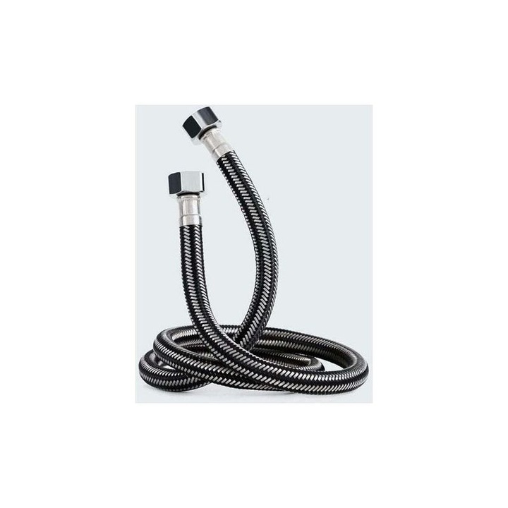 Furtun impletit 2m, inox, flexibil, universal