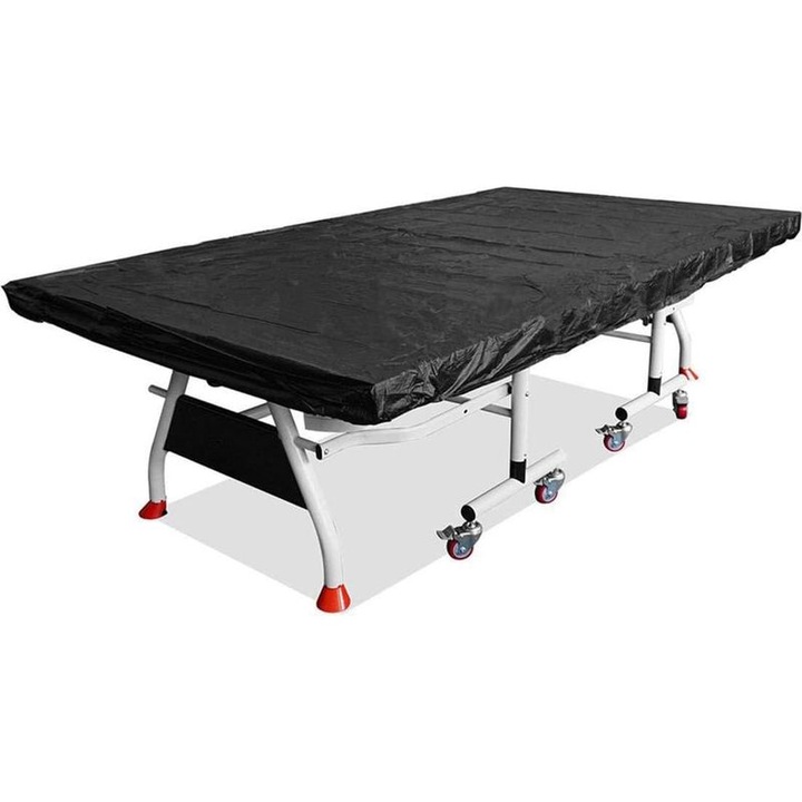 Husa protectie masa tenis, 210D Oxford, rezistenta UV, argintiu, 1x70x185cm