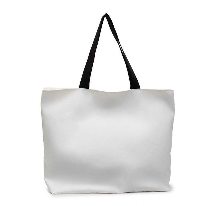 Unisex nylon táska, 53x15x41cm, bézs, kényelmes pánt, tágas