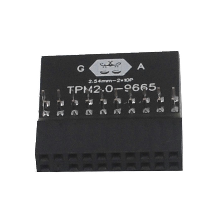 TPM V5 модул за криптиране на сигурност, метал, многоцветен, 1 бр