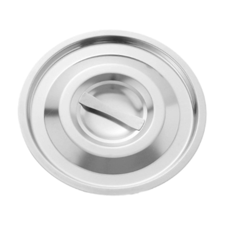 Rozsdamentes acél edényfedő 20.5cm, tartós, ergonomikus, ezüst