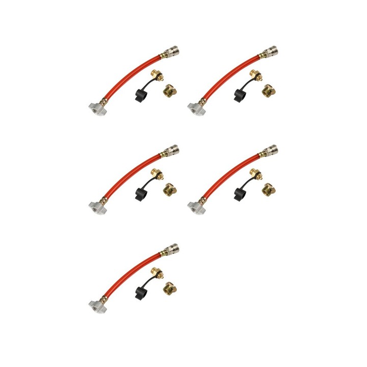Set 5 conducte conexiune camion metalice multicolor