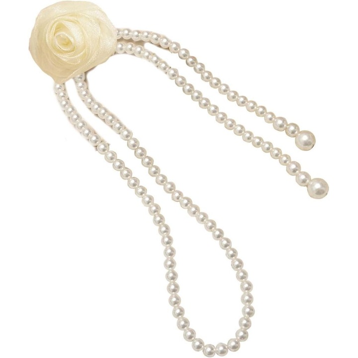Accesorii perdele, snur textil, rezistent, versatil, alb, set