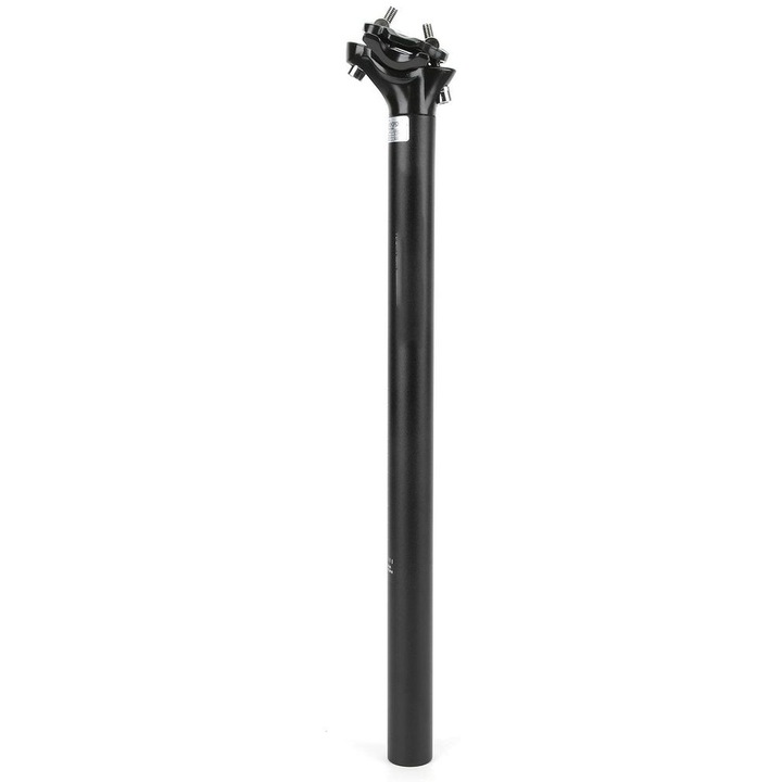 Alumínium nyeregcső 27.2x400mm állítható, fekete