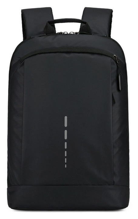 Vízálló laptop hátizsák, nagy kapacitású, fekete, 14 hüvelyk