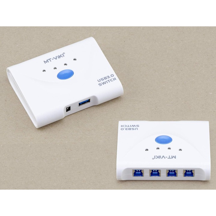 KALEA-INFORMATIQUE USB 3.0 Kapcsoló 4 Portos Tápegységgel