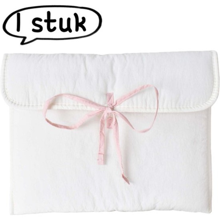 Laptop tok 13-14 hüvelykes, fehér huzat, 35,5x29,5x2 cm, multifunkcionális