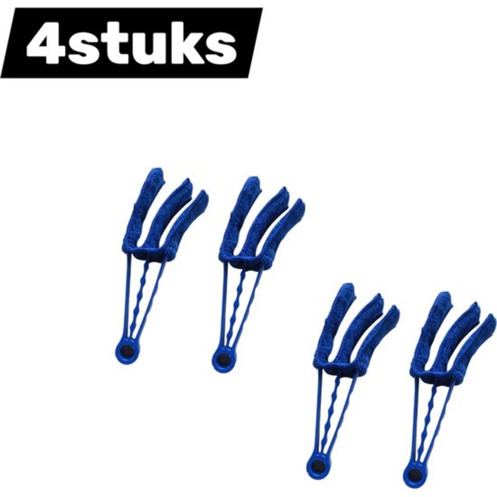 Perii de curatare multifunctionale, set, albastru, 3 piese